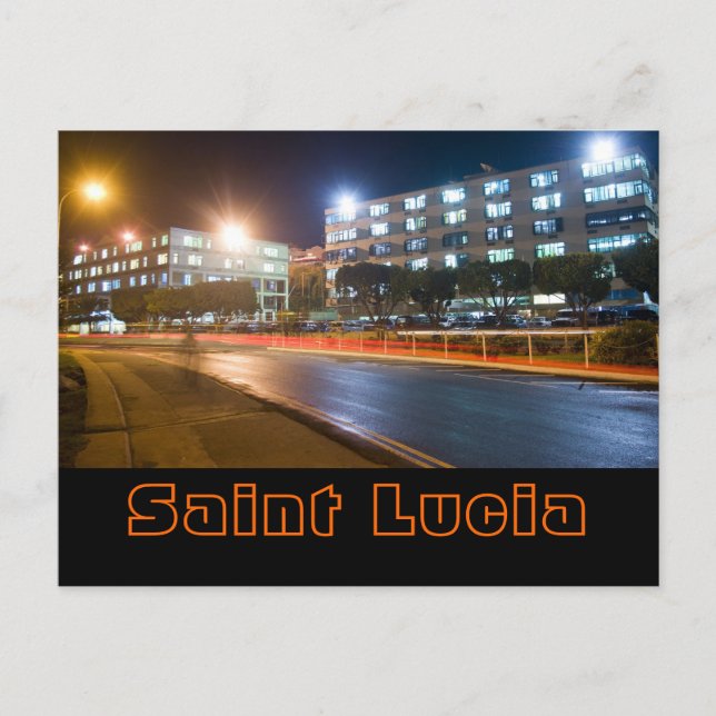 Postal Postcard de Santa Lucía (Anverso)