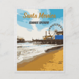 Postal Postcard de Santa Mónica