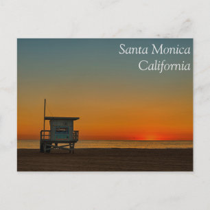 Postal Postcard de Santa Mónica