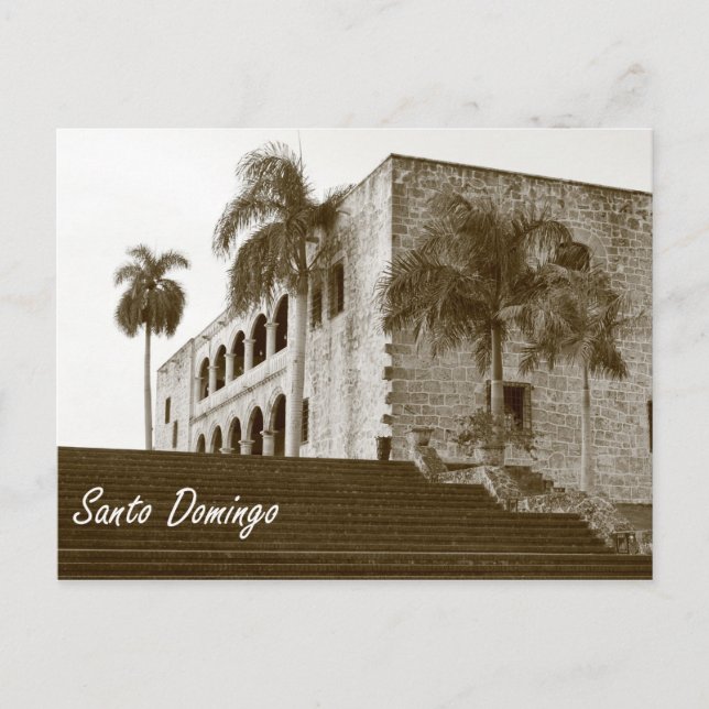 Postal PostCard de Santo Domingo (Anverso)