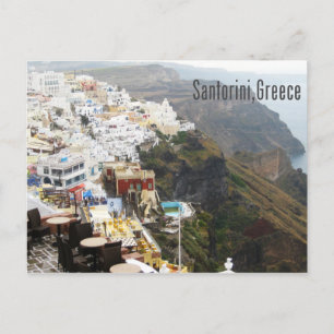 Postal Postcard de Santorini