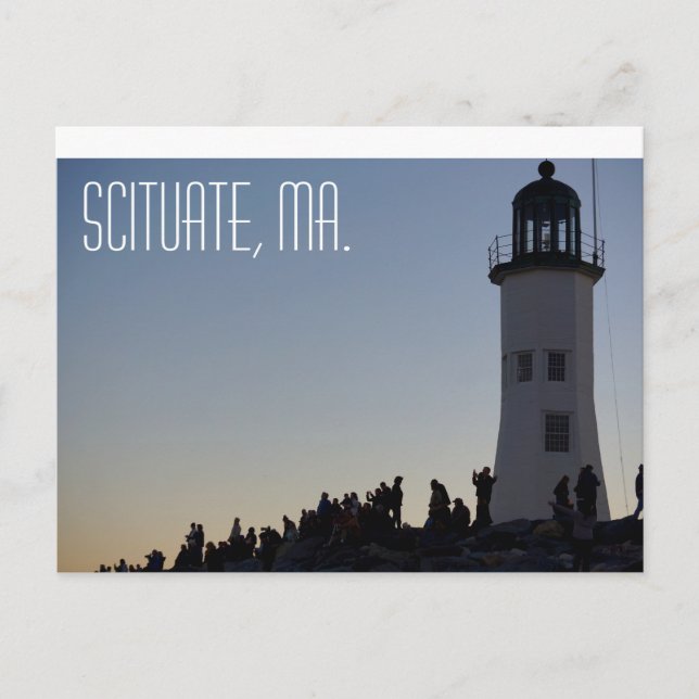 Postal Postcard de Scituate Massachusetts (Anverso)