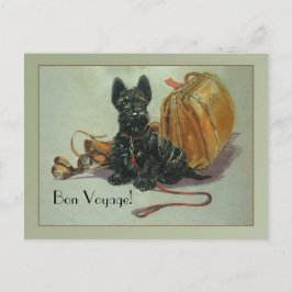Postal Postcard de Scottie Bon Voyage