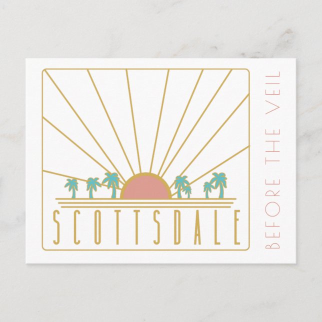 Postal Postcard de Scottsdale Bachelorette (Anverso)