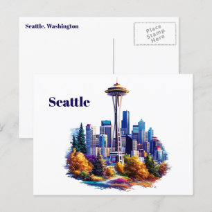 Postal Postcard de Seattle