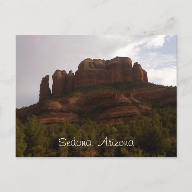 Postal Postcard de Sedona, Arizona (Anverso)