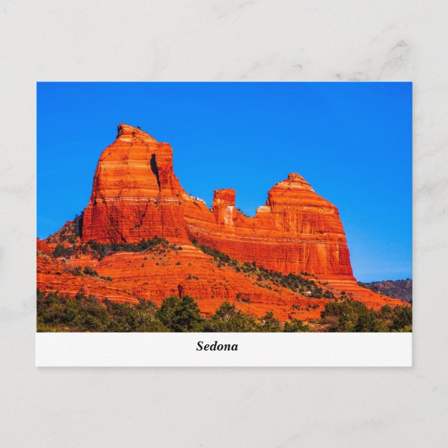 Postal Postcard de Sedona AZ (Anverso)
