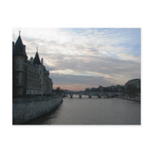 Postcard de Seine River Paris
