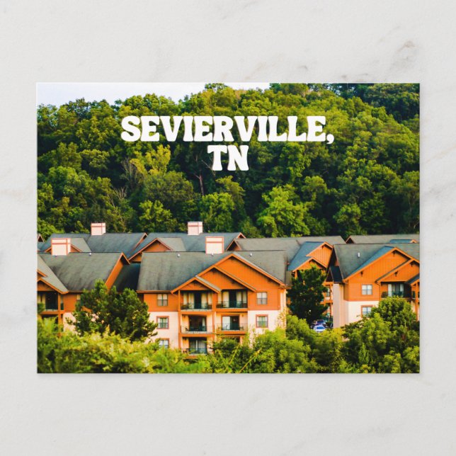 Postal Postcard de Sevierville TN (Anverso)
