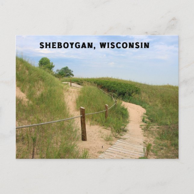 Postal Postcard de Sheboygan Wisconsin (Anverso)