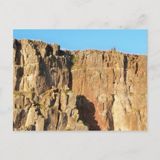 Postal Postcard de Sheer Cliff Face