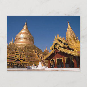 Postal Postcard de Shwezigon Paya