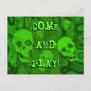 Postal Postcard de Skull Specters