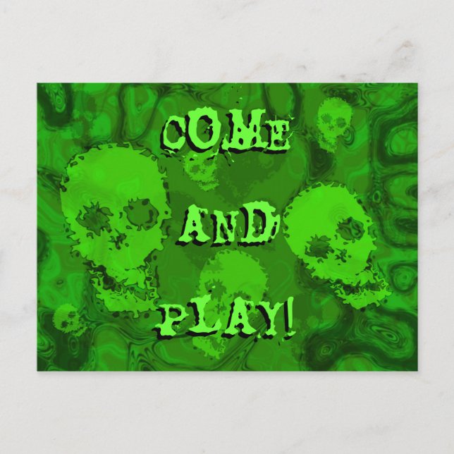 Postal Postcard de Skull Specters (Anverso)