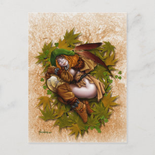 Postal Postcard de Sleepy Brownie