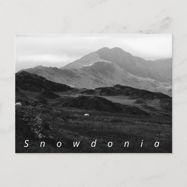 Postal Postcard de Snowdonia (Anverso)