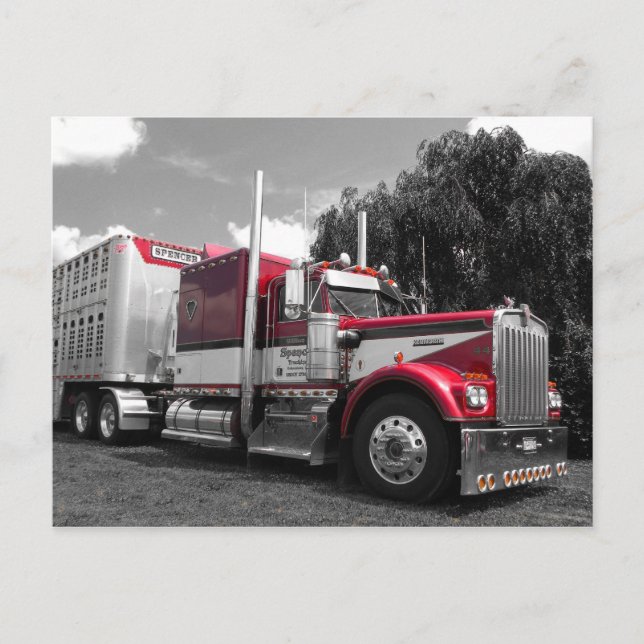Postal Postcard de Spencer Kenworth W900A (Anverso)