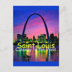 Postal Postcard de St. Louis