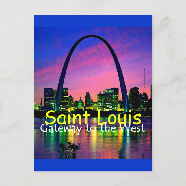 Postal Postcard de St. Louis (Anverso)