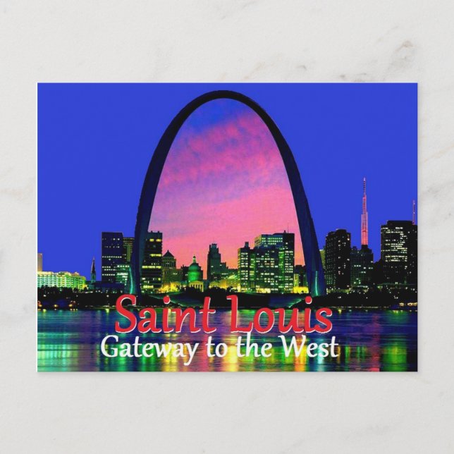 Postal Postcard de St. Louis (Anverso)