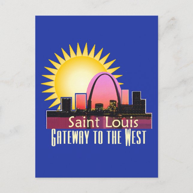 Postal Postcard de St. Louis (Anverso)
