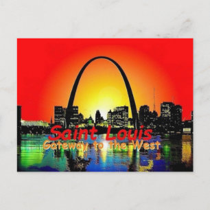 Postal Postcard de St. Louis