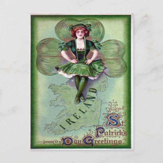 Postal Postcard de St Patrick (Anverso)