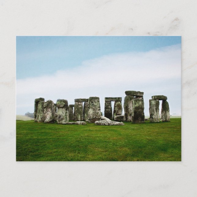 Postal Postcard de Stonehenge (Anverso)