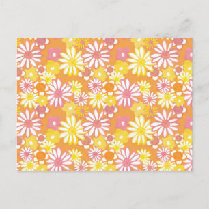 Postal Postcard de Summer Daisies