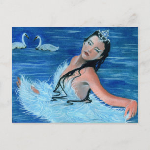 Postal Postcard de Swan Lake Princess
