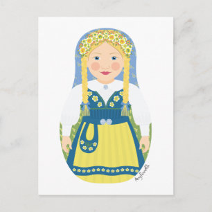 Postal Postcard de Swede Matryoshka