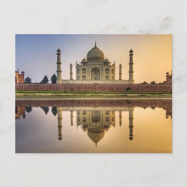 Postal Postcard de Taj Mahal (Anverso)