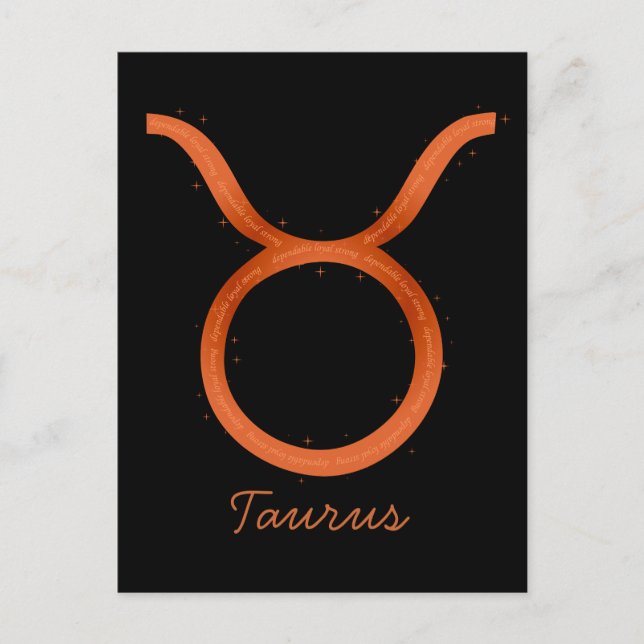 Postal Postcard de Taurus (Anverso)