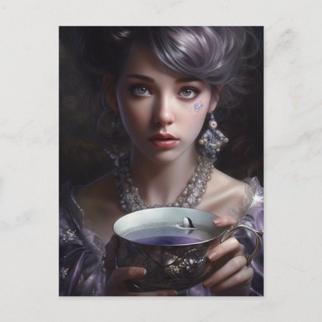 Postal Postcard de Teatime (Anverso)