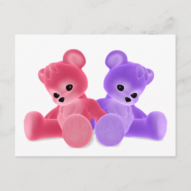 Postal Postcard de Teddy Bearz (Anverso)