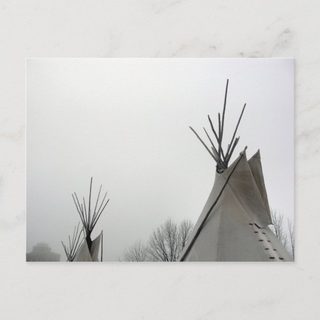Postal Postcard de Teepee Tops (Anverso)
