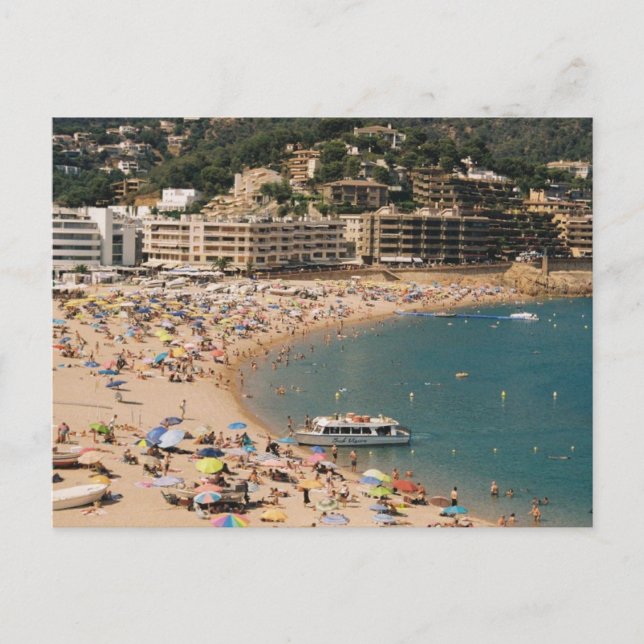 Postal Postcard de Tossa de Mar (Anverso)