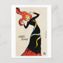 Postcard de Toulouse-Lautrec