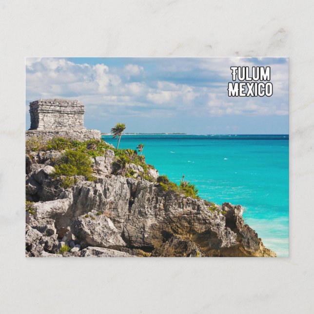 Postal Postcard de Tulum Mexico (Anverso)