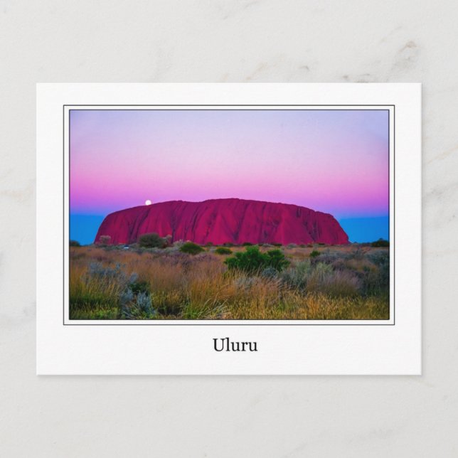 Postal Postcard de Uluru (Anverso)