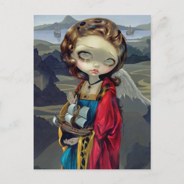 Postal Postcard de "Un puerto seguro" (Anverso)