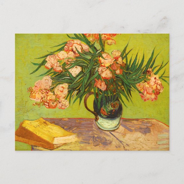 Postal Postcard de Van Gogh Oleanders (Anverso)