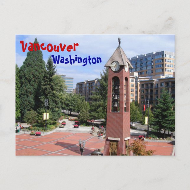 Postal Postcard de Vancouver Washington (Anverso)