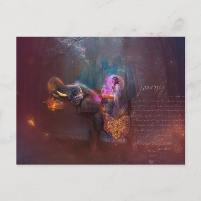 Postal Postcard de viaje (Anverso)