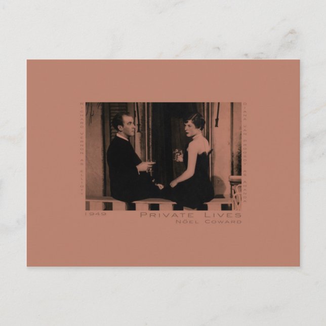 Postal Postcard de vida privada (Anverso)