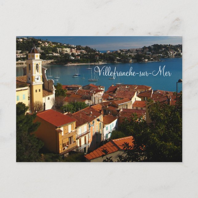 Postal Postcard de Villefranche-sur-Mer (Anverso)