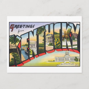 Postal Postcard de Vintage Kentucky