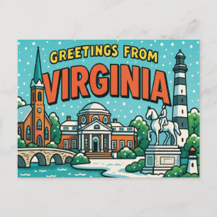 Postal Postcard de VIRGINIA