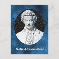 Postcard de Wolfgang Amadeus Mozart