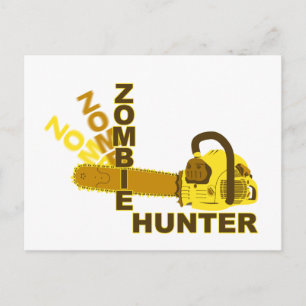 Postal Postcard de zombie Hunter